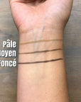 Image des échantillons de couleur des Crèmes a sourcils hydrofuge ARTIST