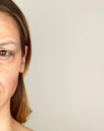 Image de maquillage vieillissant fait par Cynthia Dulude avec sa palette