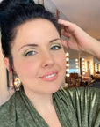 Image d'un maquillage doux fait avec la palette Kassiopeia sur Marilyn