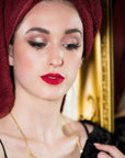 Image d'un maquillage fait avec la palette Love ARTIST