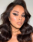 Image d'un maquillage glam argenté