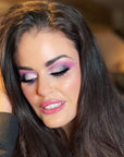 Image d'un maquillage fait avec la palette Paillettes Inc ARTIST sur Melissa Normandin Roberge