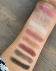 Image de swatch des fards de la palette Belle de Paris