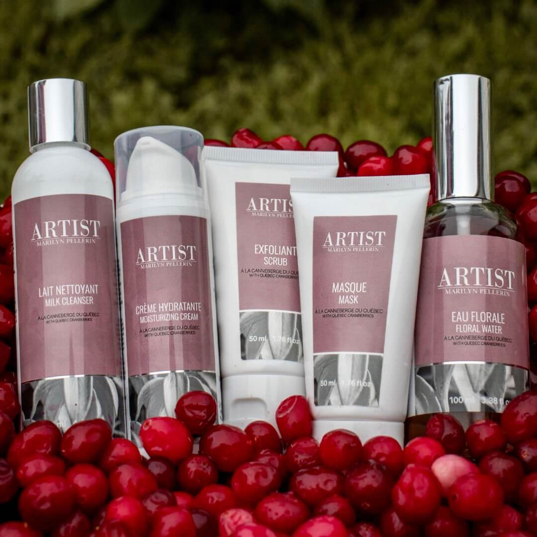 Ensemble de produits canneberge du Québec ARTIST