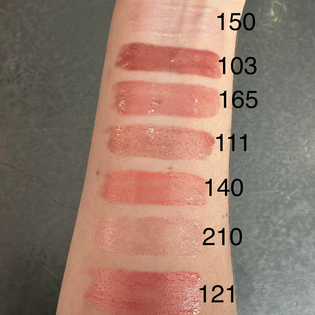 Image des échantillon de couleurs des brillants à lèvres gloss ARTIST