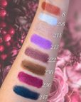image des échantillons de couleurs de nacre ARTIST sur un bras