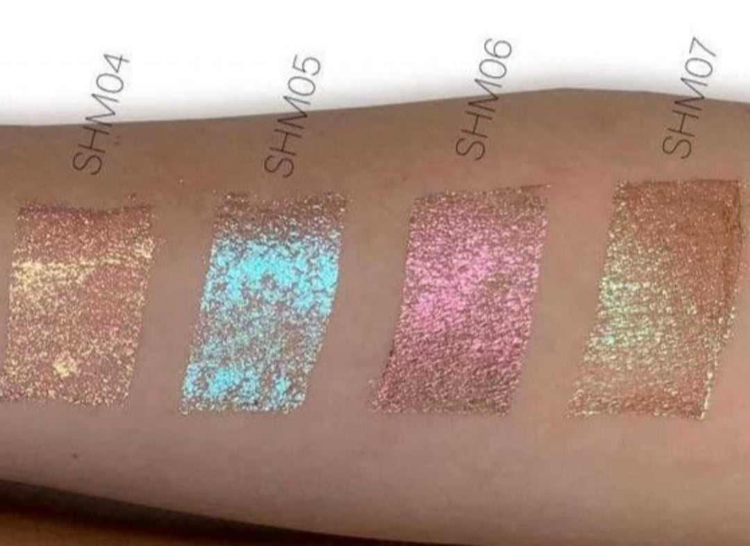 Image echantillon de couleur Paillettes liquides chatoyantes -