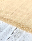Poncho fermé JOELLE COLLECTION -Filet beige à pois