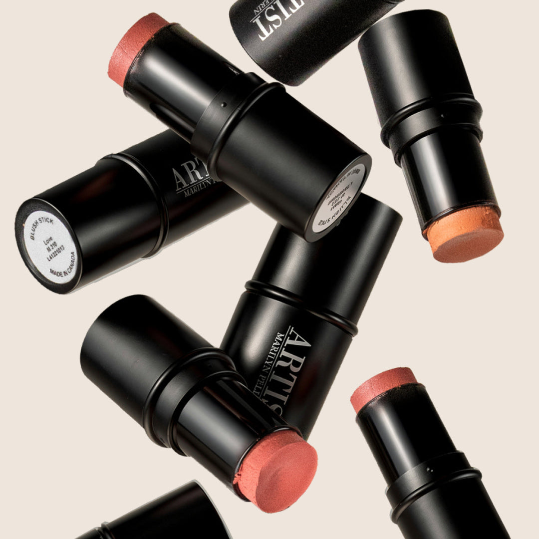 image des 3 baumes à joues et lèvres en baton ARTIST