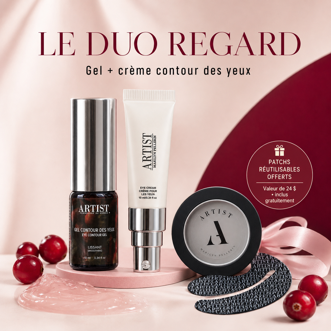 Ensemble contour des yeux