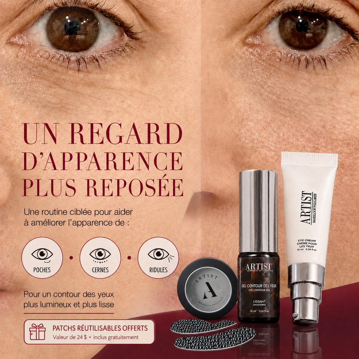 Ensemble contour des yeux