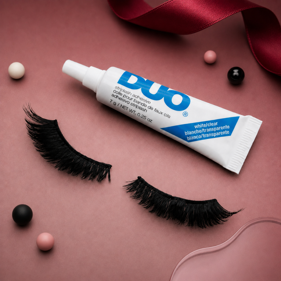image de la colle à faux cils duo ARTIST avec des faux cils
