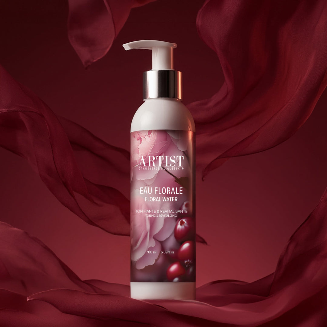 image de l'eau floral grand format