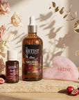 image des 3 produits de l'ensemble complexe légère, base douce et Gua Sha