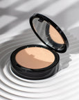 image du fond de teint compact minéral et son miroir