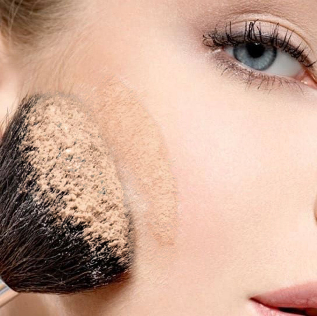 image de la couleur du fond de teint compact minéral sur la peau N5