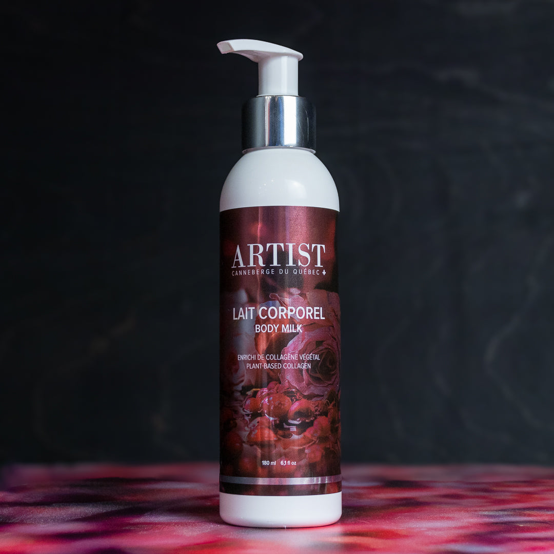 Lait corporel à la canneberge du Québec ARTIST