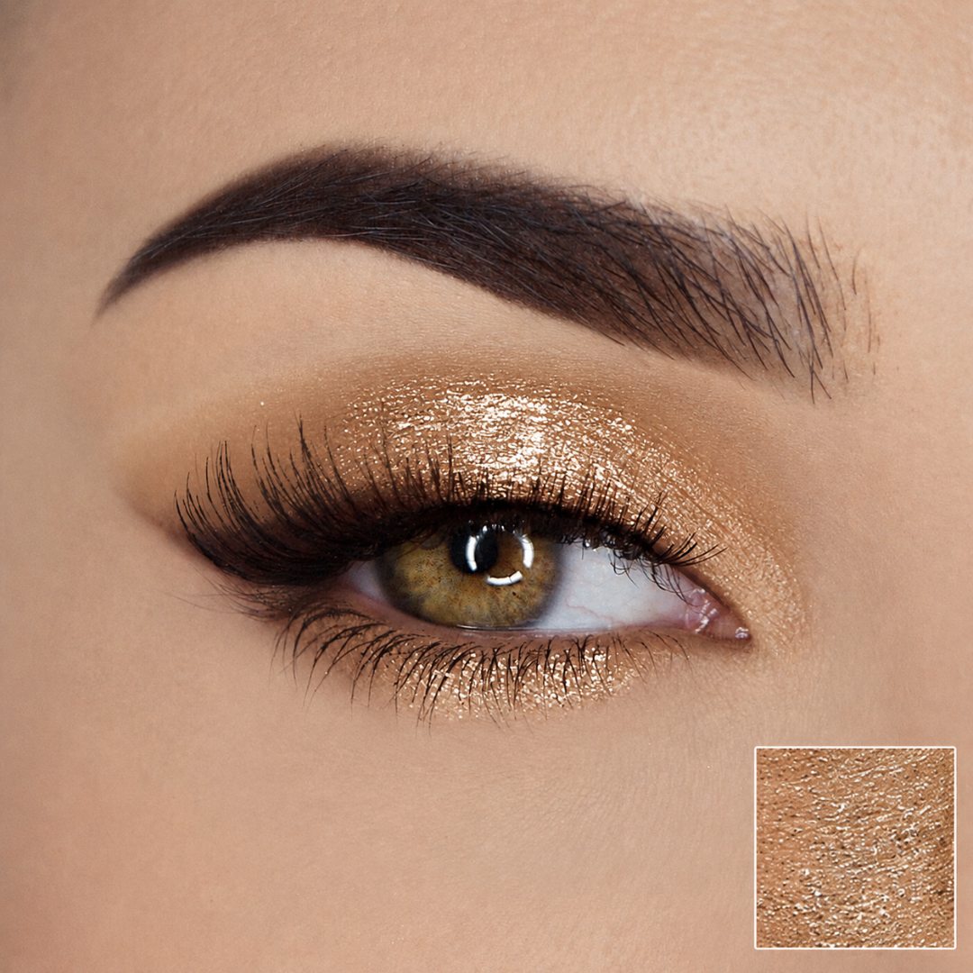 image d'un oeil avec paillettes liquides Empire 903