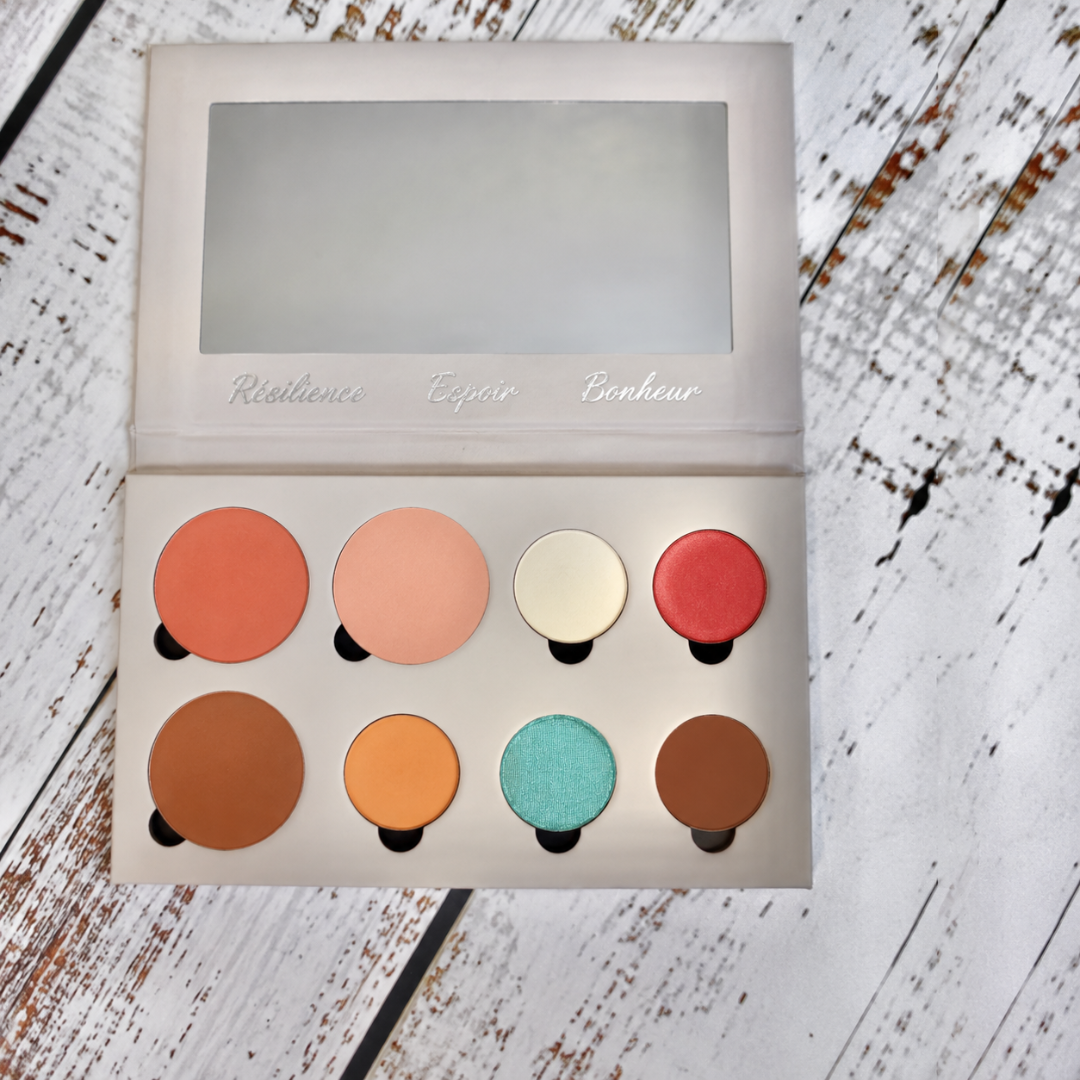 image de la palette isabelle ouverte