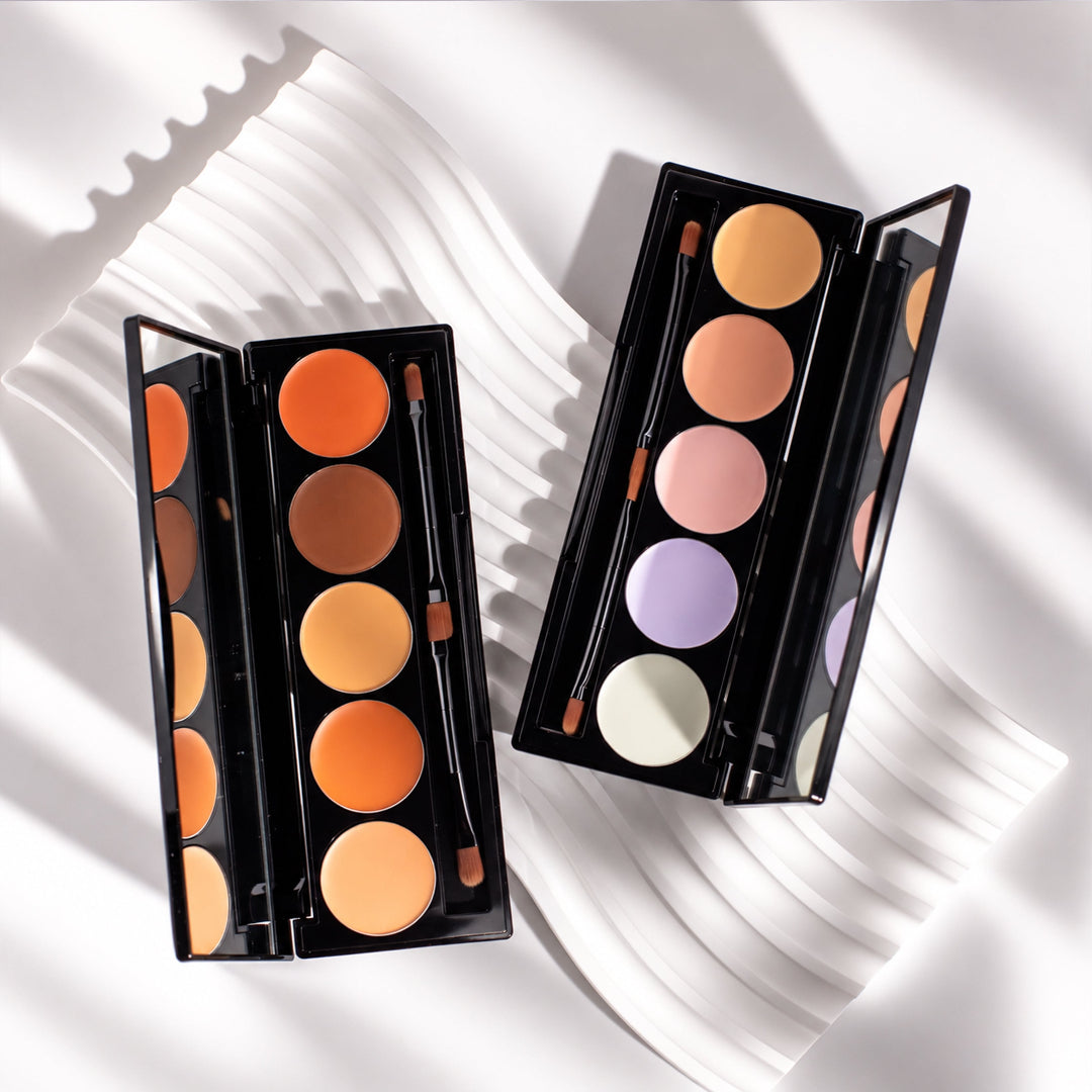 image des deux palettes correctrices en crème