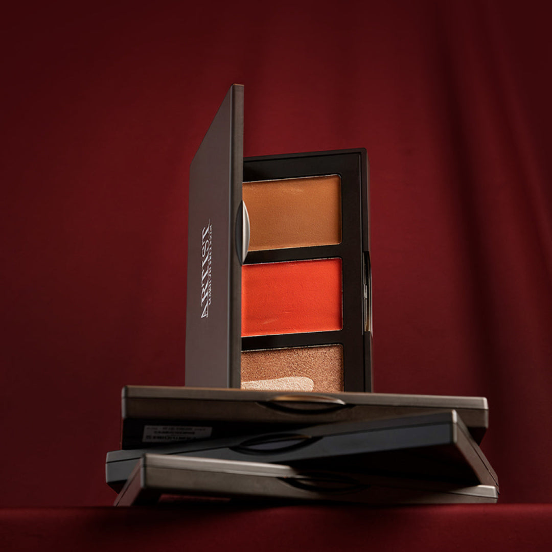 image de la palette trio ouverte