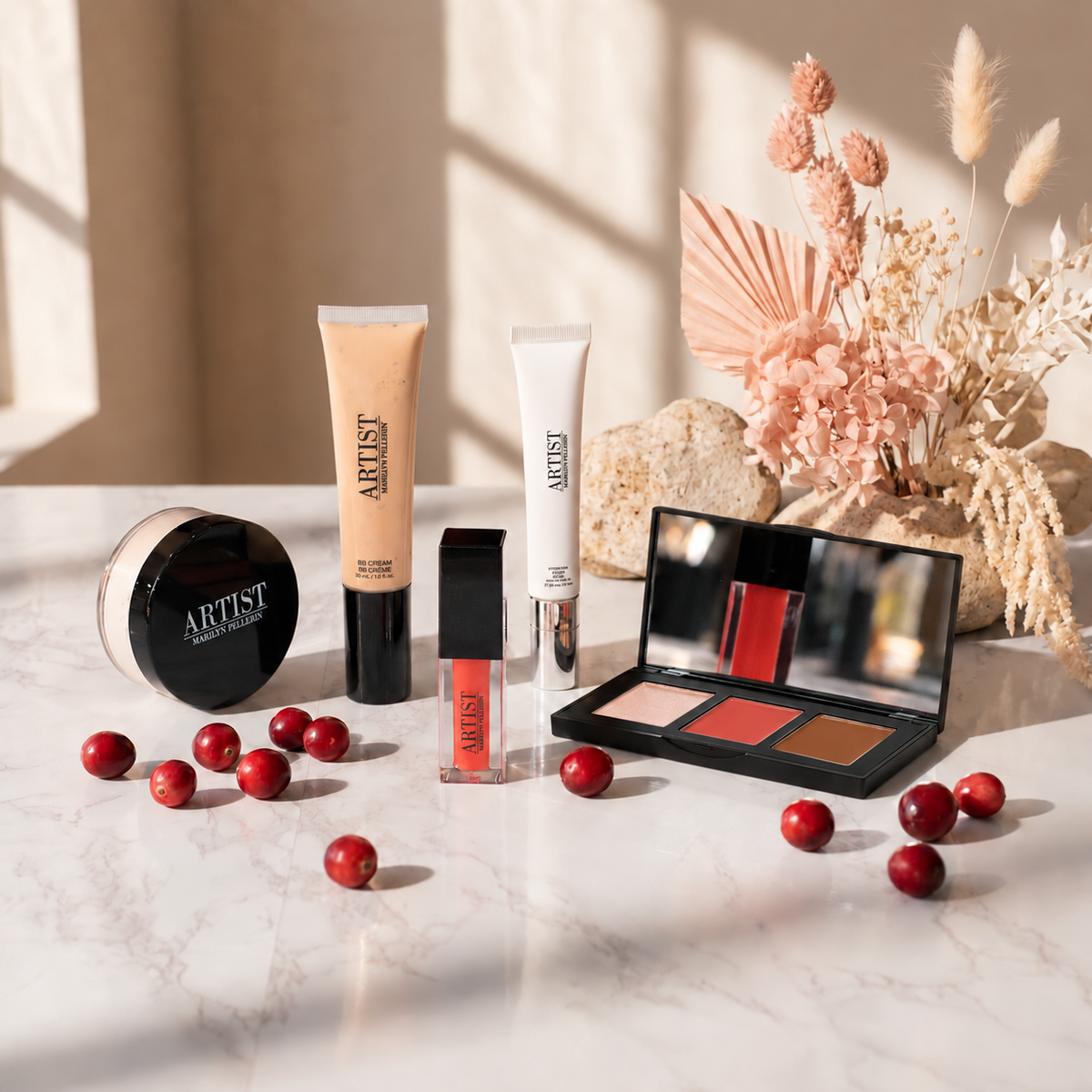 image des produits de l'ensemble les essentiels du maquillage léger