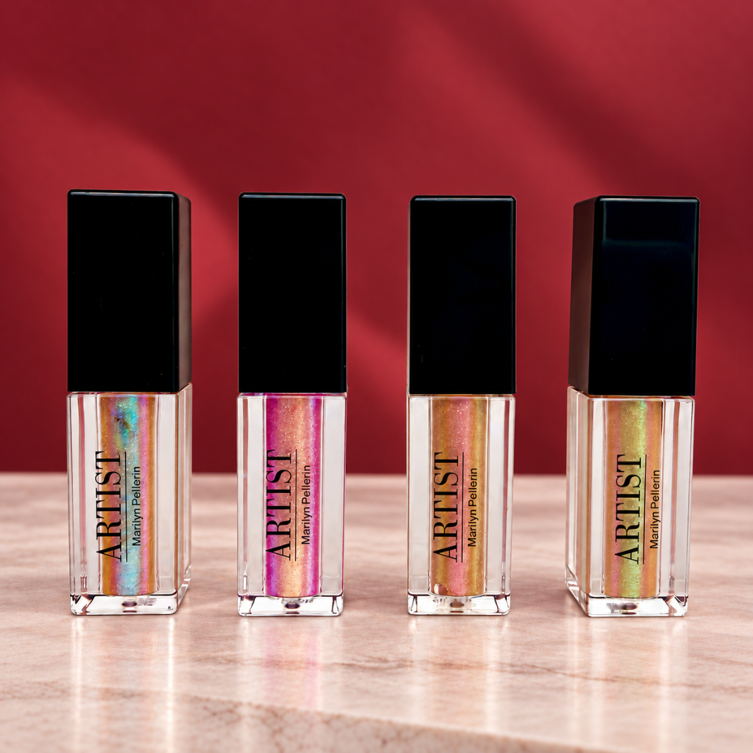 image des 4 paillettes liquides chatoyantes ARTIST