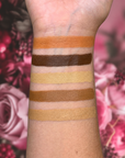 image des échantillons de couleur de la palette correctrice foncé