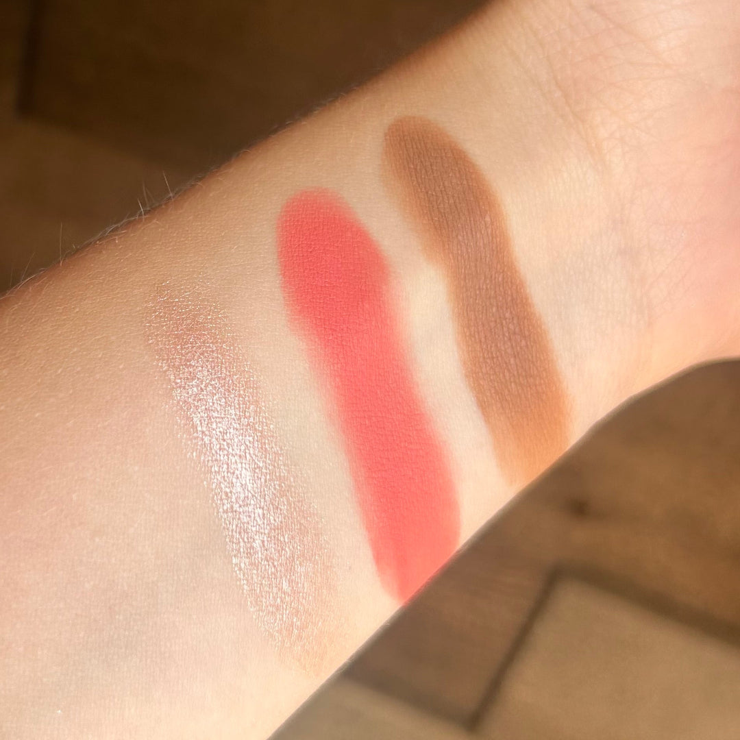 les trois couleurs sur la peau
