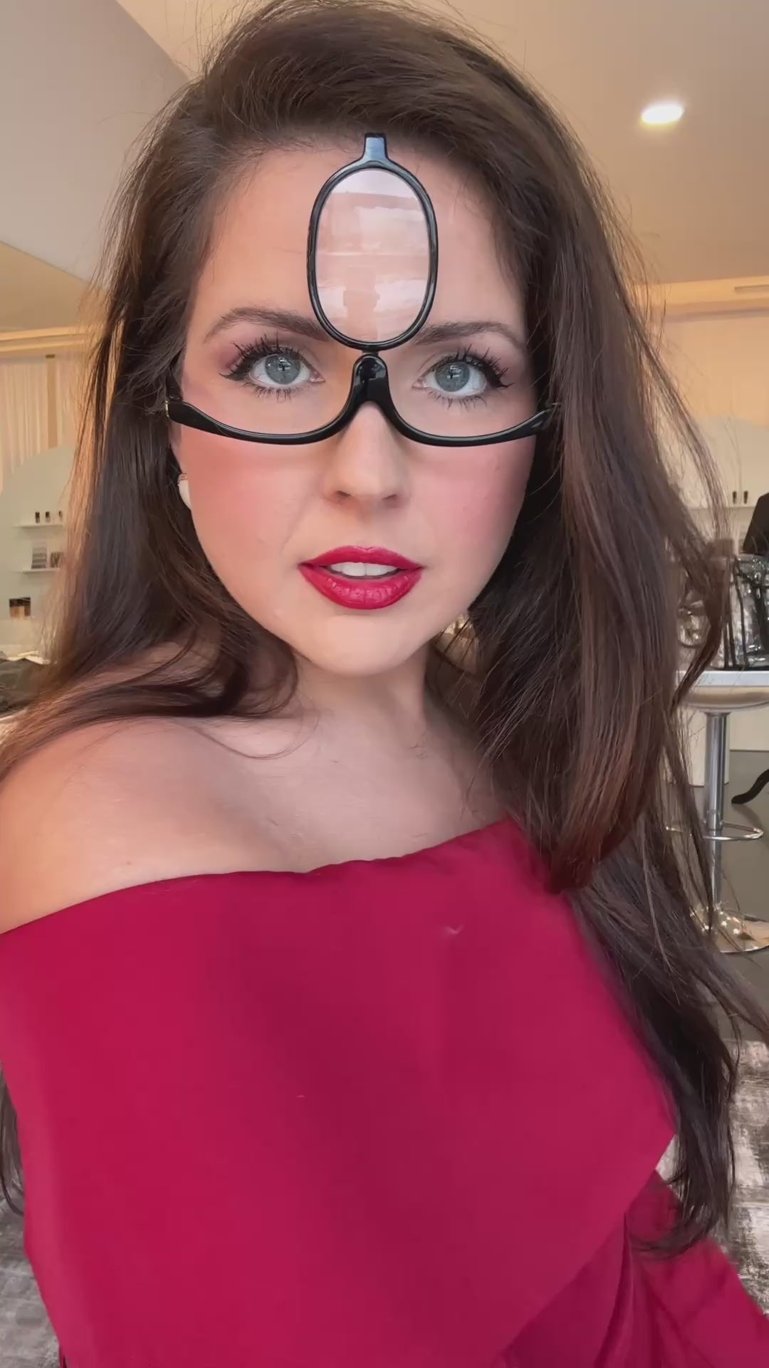 vidéo de la Lunettes de maquillage avec verre amovible deluxe ARTIST