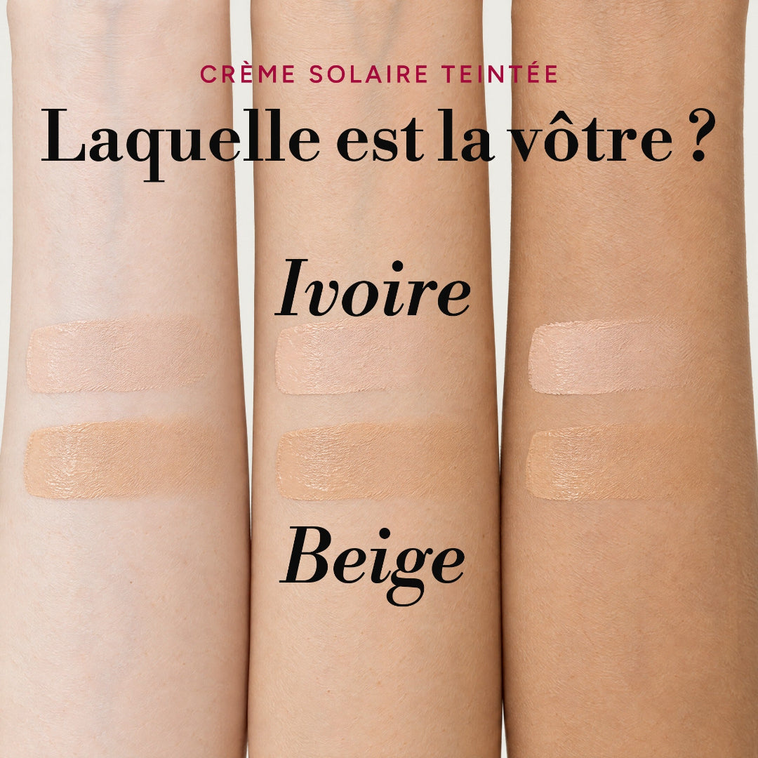 image des échantillons de coleur de la teinte solaire sur 3 bras