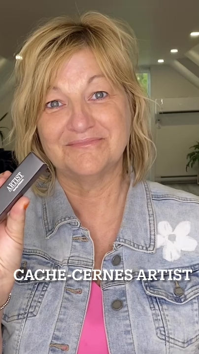 Vidéo de présentation du cache-cernes liquide ARTIST sur peau mature