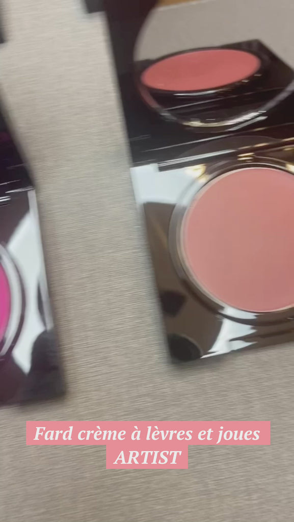 Vidéo des teintes des fard à joues et lèvres en crème ARTIST