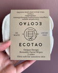 Paquet recharge de 7 lingettes nettoyantes et démaquillantes réutilisables - ECOTAO
