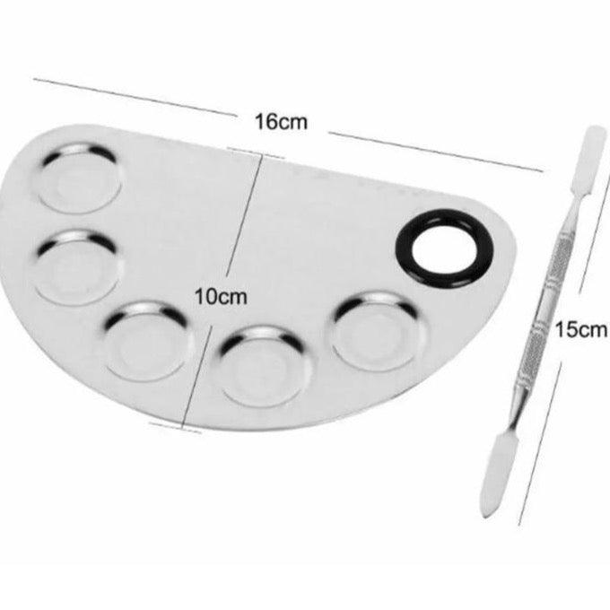 Plaquette et spatule en acier inoxydable 
